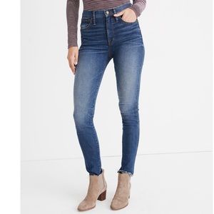 Madewell 10" High-Rise Skinny in Brockton Wash